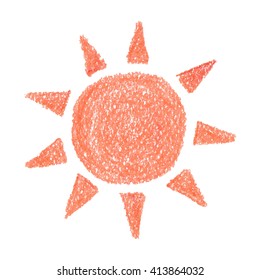 Sun vector hand drawn Icon, Sun Icon Vector, Sun Icon EPS, Sun Icon design


