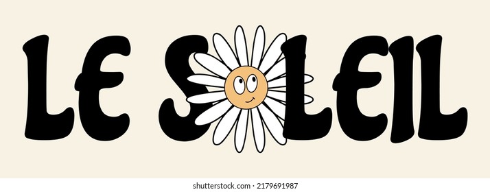The sun. Vector hand drawn minimalistic placard with illustration. Creative abstract artwork . Template for card, poster, banner, print for t-shirt, pin, badge, patch.