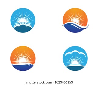 Sun vector icon