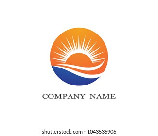 Sun vector icon
