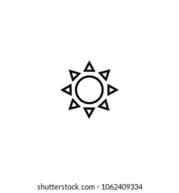 Sun Vector Icon