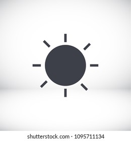 Sun Vector icon