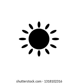 Sun vector icon