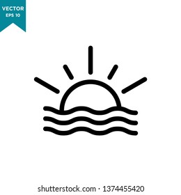 sun vector icon