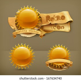 Sun, vector icon