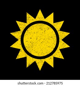 Sun vector icon