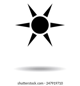 sun vector  icon
