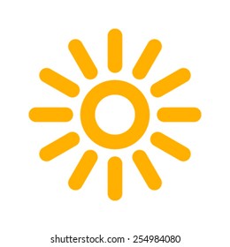 Sun Vector Icon