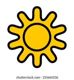 Sun Vector Icon