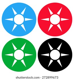 sun vector icon
