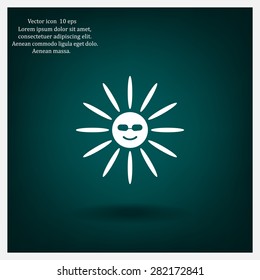 Sun Vector Icon