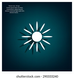 Sun Vector Icon