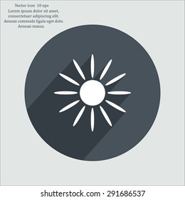 Sun Vector Icon