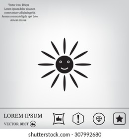 Sun Vector Icon
