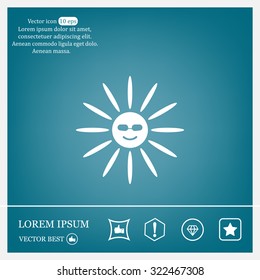 Sun Vector Icon
