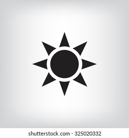 Sun - vector icon