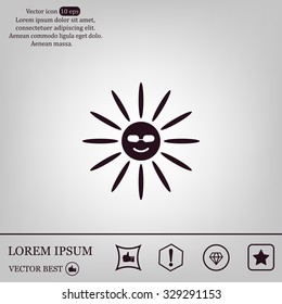 Sun Vector Icon