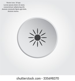 Sun Vector Icon