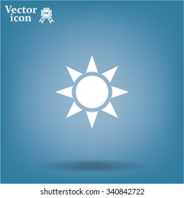 Sun - vector icon