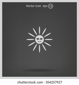Sun Vector Icon