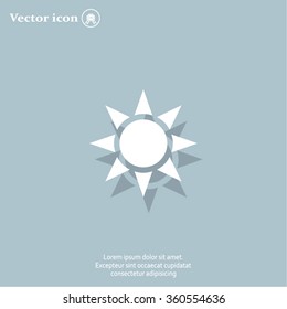 Sun - vector icon