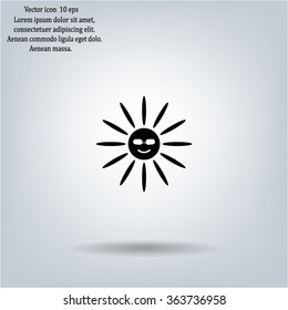 Sun Vector Icon