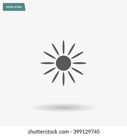 Sun Vector Icon