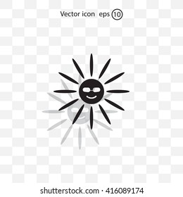 Sun Vector Icon