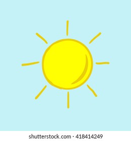 sun vector icon