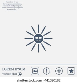 Sun Vector Icon