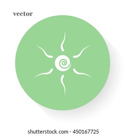 sun, vector, icon