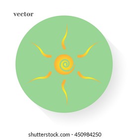 sun, vector, icon
