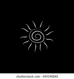 Sun vector icon