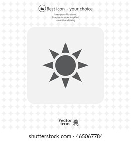 Sun - vector icon