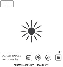 Sun Vector Icon