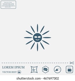 Sun Vector Icon