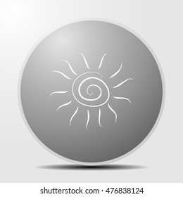 Sun vector icon