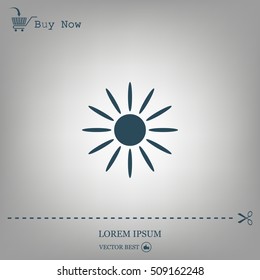 Sun Vector Icon