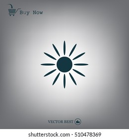 Sun Vector Icon