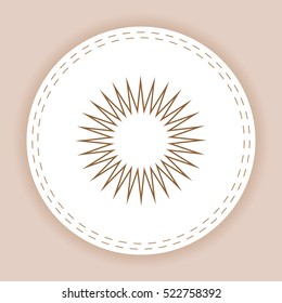 sun, vector, icon