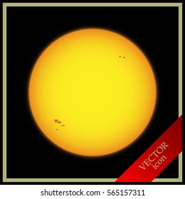 sun, vector, icon