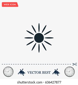 Sun Vector Icon