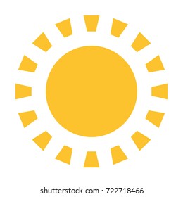 Sun vector icon