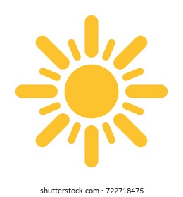 Sun vector icon