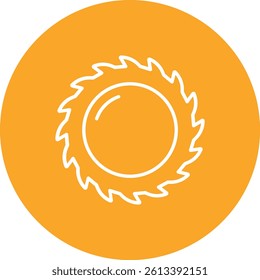 Sun vector icon. Can be used for printing, mobile and web applications.