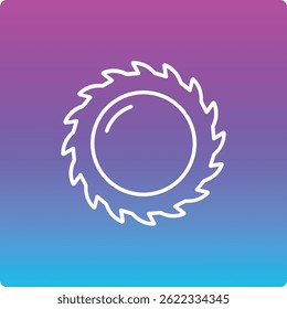Sun vector icon. Can be used for printing, mobile and web applications.