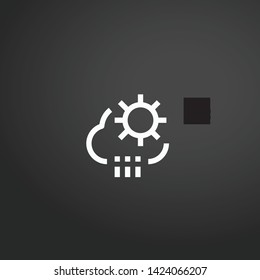 Sun vector icon. Sun concept stroke symbol design. Thin graphic elements vector illustration, outline pattern for your web site design, logo, UI. EPS 10.