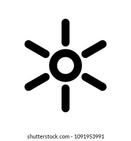 sun vector icon design