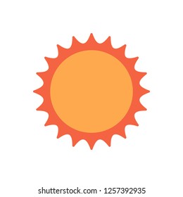 Sun vector icon. Design element.