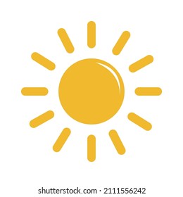 Sun Vektorsymbol-Illustrationszeichen